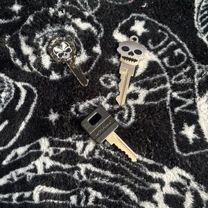🎃3 for $10🎃 Miscellaneous Modern Goth Skeleton Skull Keys Crafting Supplies